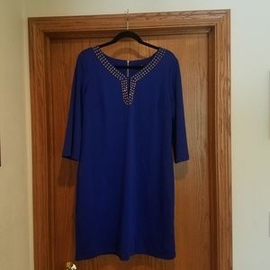 Ronnie Nicole Blue Dress